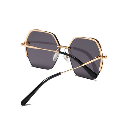 Damen-Sonnenbrille Techsuit 8561, Rosa Gold Grün
