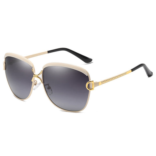 Damen-Sonnenbrille Techsuit 8702, polarisiert, UV-Schutz, gelb
