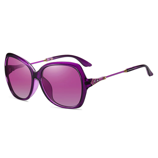 Damen-Sonnenbrille Techsuit 8881, polarisiert, UV-Schutz, lila