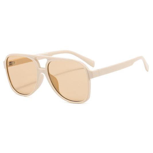 Unisex Sonnenbrille Techsuit 98061, UV-Schutz, Beige Braun