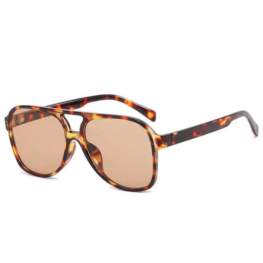 Unisex-Sonnenbrille Techsuit 98061, UV-Schutz, Braun Beige Orange