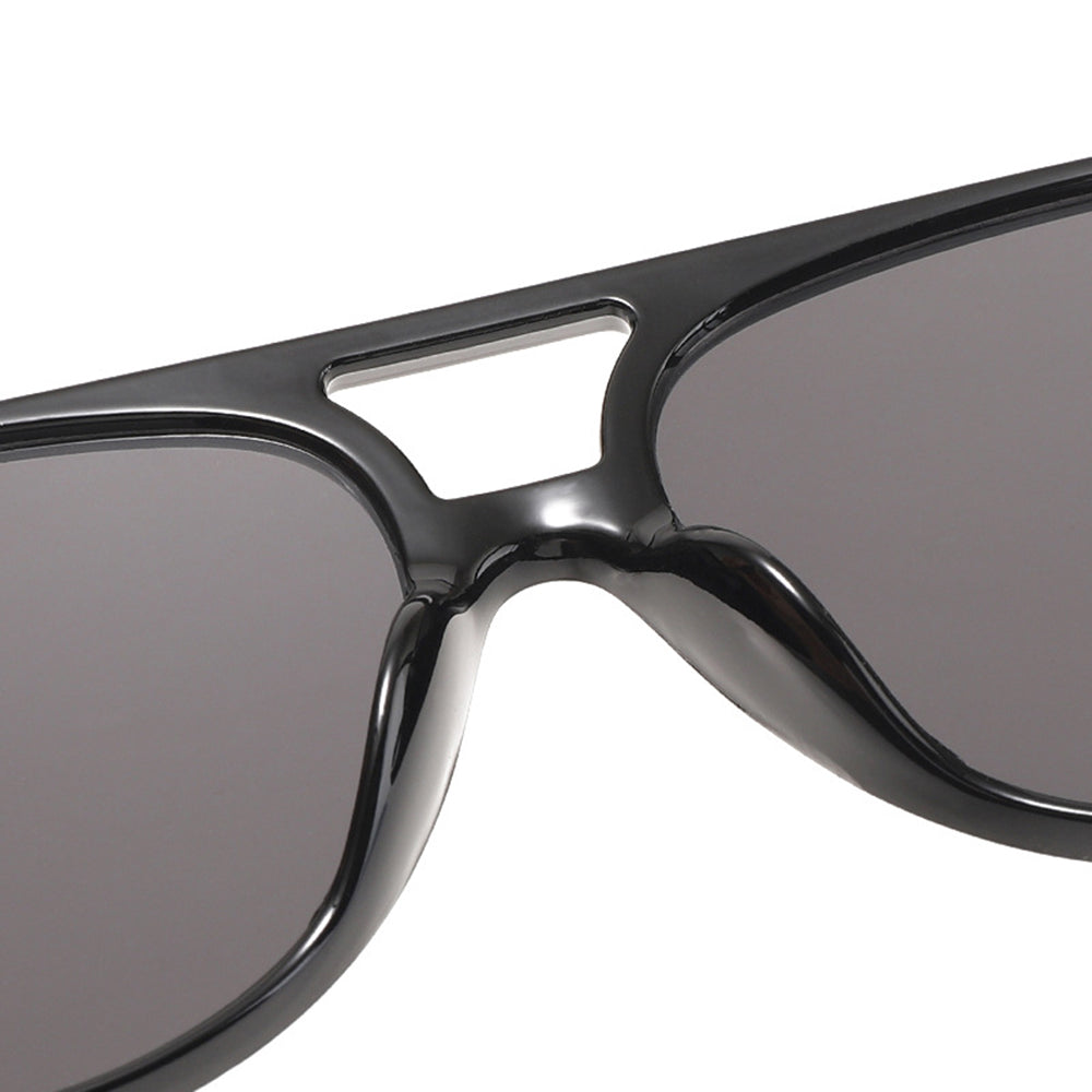 Unisex Techsuit Sonnenbrille 98061, UV-Schutz, Schwarz Hellbraun
