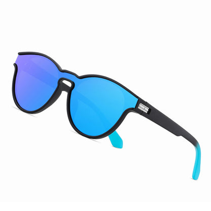 Unisex-Sonnenbrille Techsuit TR7545, polarisiert, UV-Schutz, Schwarz Grau
