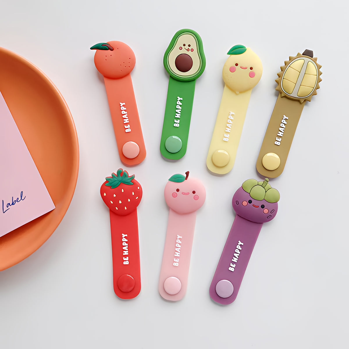 Kabelorganizer OEM Pixie Strawberry, Mehrfarbig
