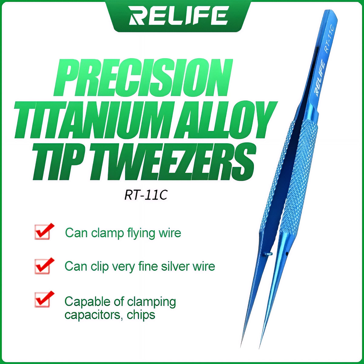 Spitze Pinzette Relife RT-11C