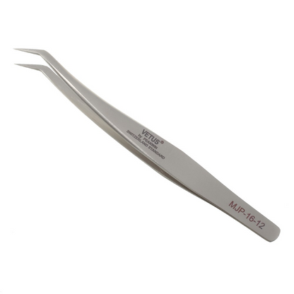 Gebogene Pinzette Vetus MJP-16-12