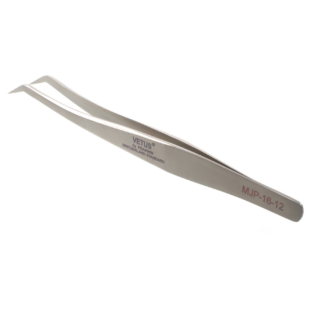 Gebogene Pinzette Vetus MJP-16-12