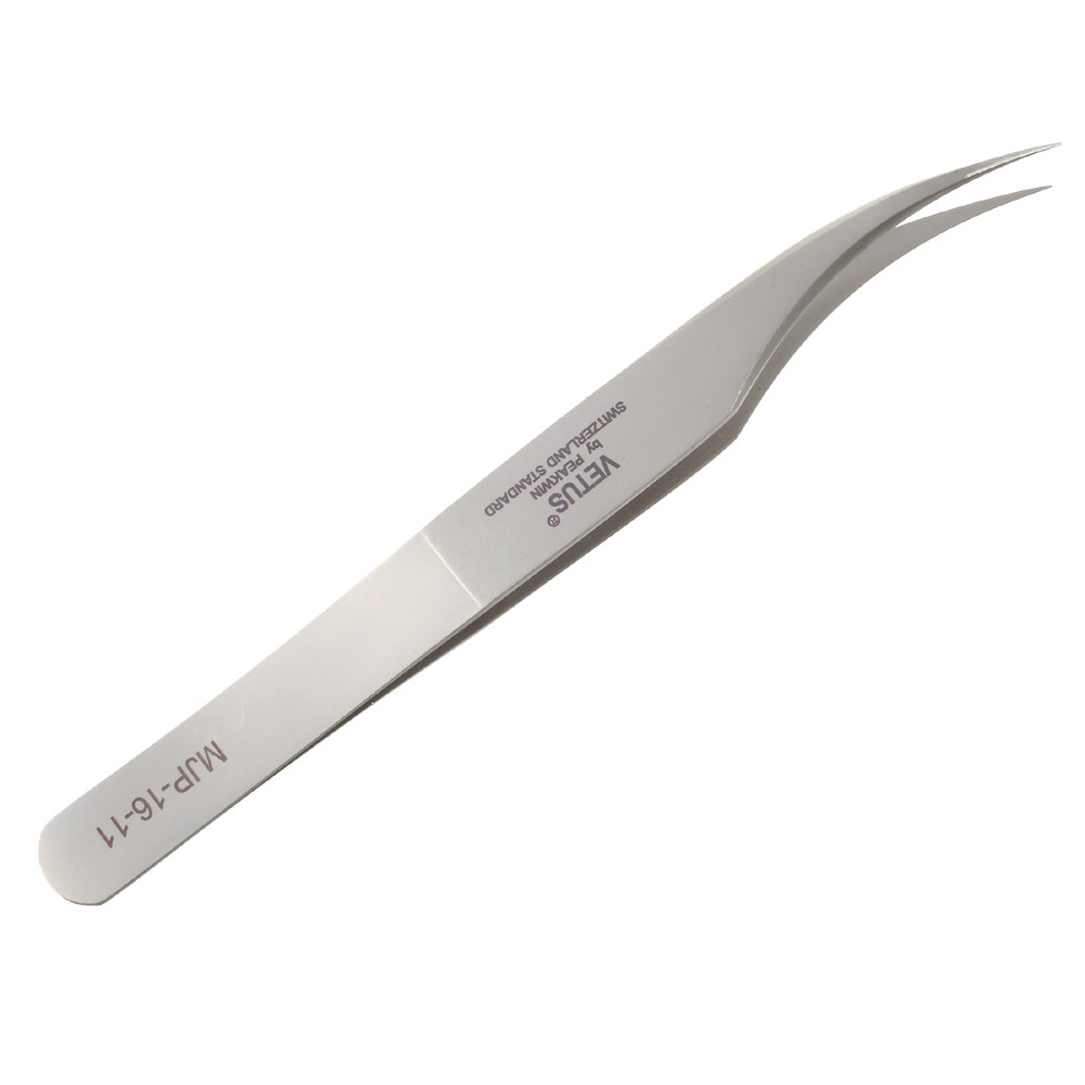 Gebogene Pinzette Vetus MJP-16-12