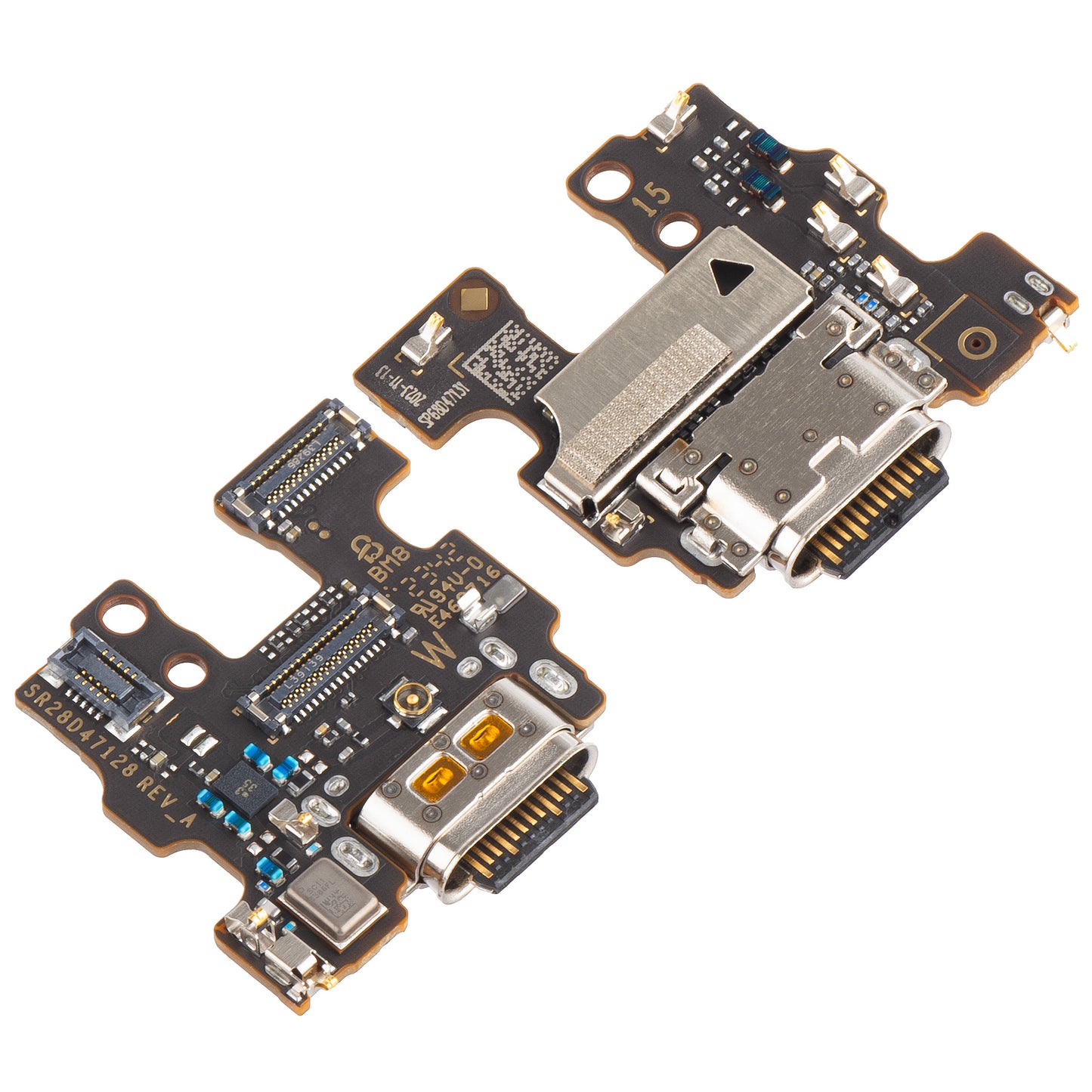 Charging Connector Board - Microphone Motorola Edge 30 Ultra, Service Pack 5P68C21264