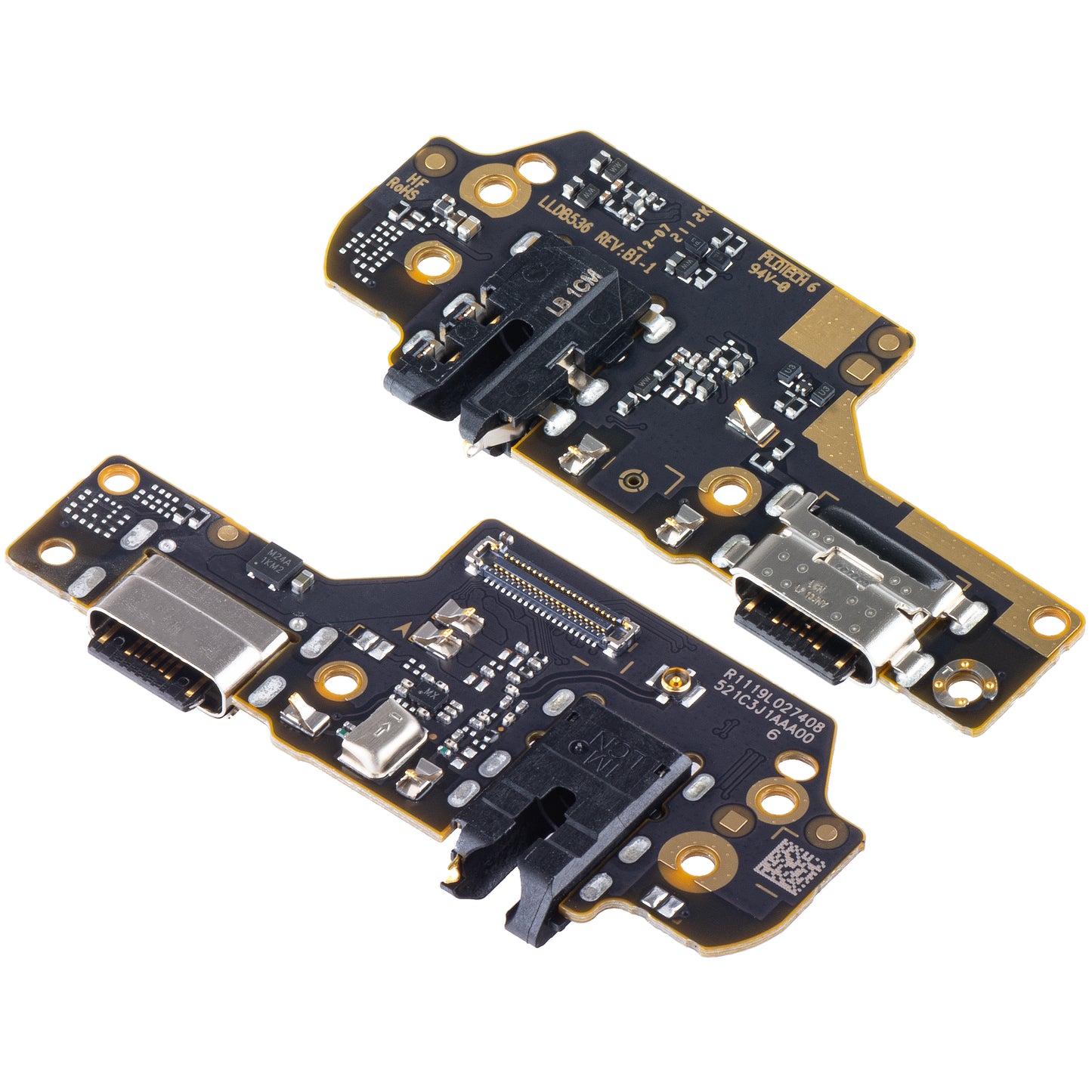 Ladeanschluss - Audio - Mikrofon Platine Xiaomi Redmi Note 8 2021, Service Pack 560001C3J100