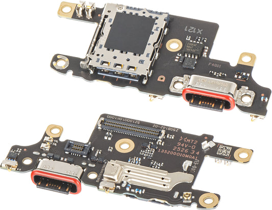 Ladeanschlussplatine - Mikrofon - SIM-Kartenleser Modul Xiaomi Redmi Turbo 4 / Poco X7 Pro, Service Pack 56000400O1000