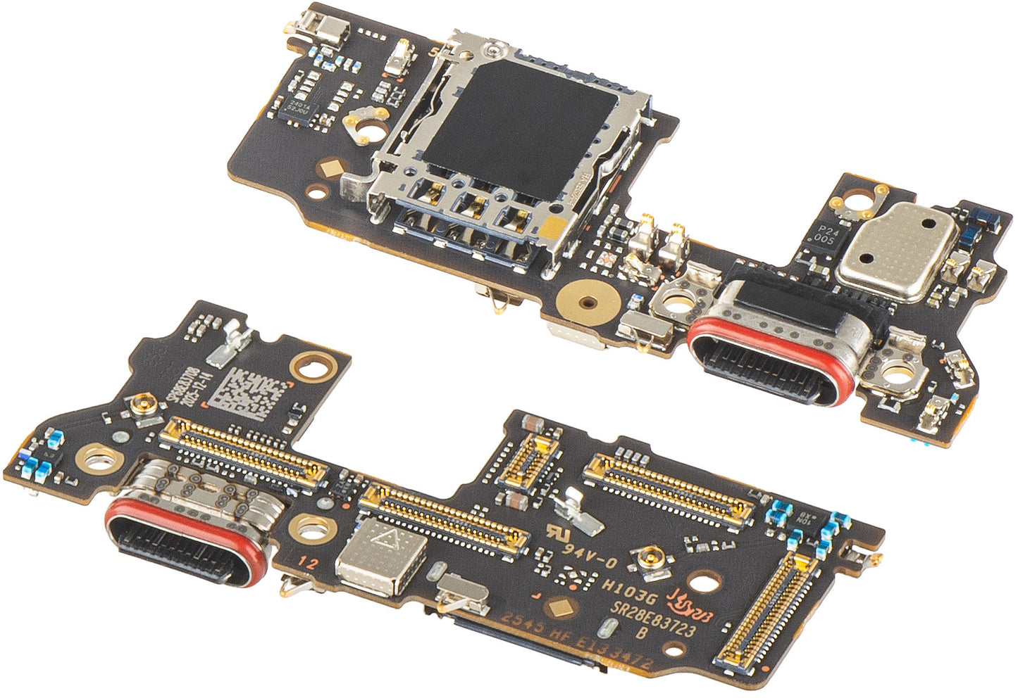 Ladeanschlussplatine - Mikrofon - SIM-Kartenlesermodul Motorola Edge 70 Ultra / Signature, Service Pack 5B28C31906