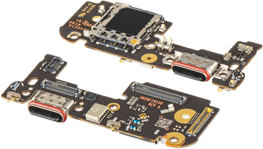 Ladeanschlussplatine - Mikrofon - SIM-Kartenlesermodul Motorola Edge 70 Max, Service Pack 5B28C33273