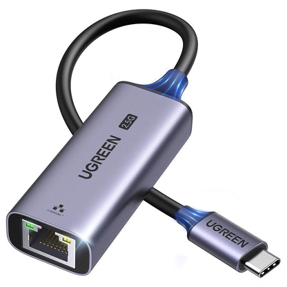 UGREEN CM648 Netzwerkkarte (25052), RJ45, USB-C, Grau