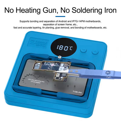 PCB-Heizplatte Sunshine SS-T12B für Apple iPhone / Android-Serie