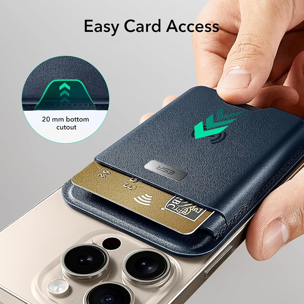 Magsafe Geldbörse, ESR, Classic Geo, Marineblau