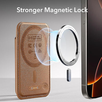 Magsafe Geldbörse, ESR, Classic Geo, Braun