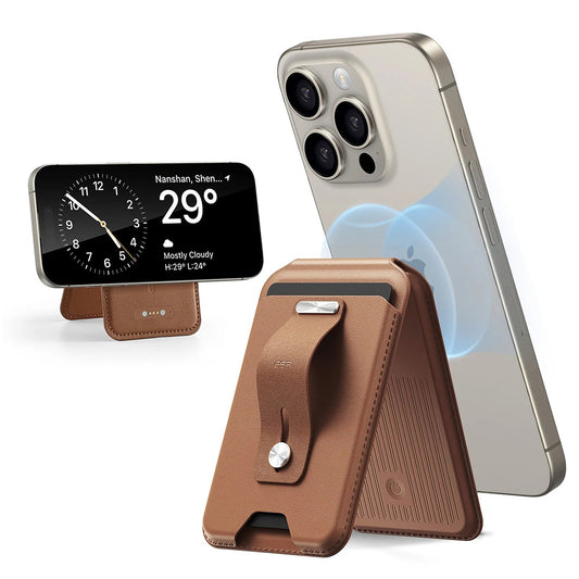 MagSafe Geldbörse, ESR, Findy my Wallet, Braun