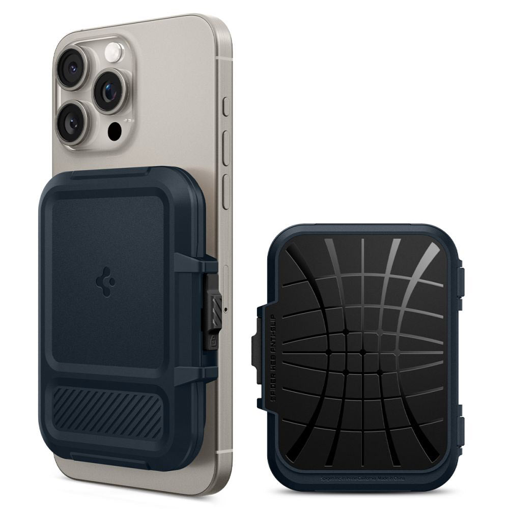 Magsafe Geldbörse, Spigen, Lock Fit, Schwarz