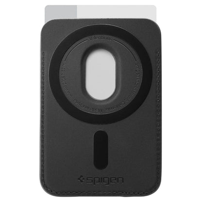 MagSafe Geldbörse, Spigen, Valentinus MagFit, Schwarz AFA11337