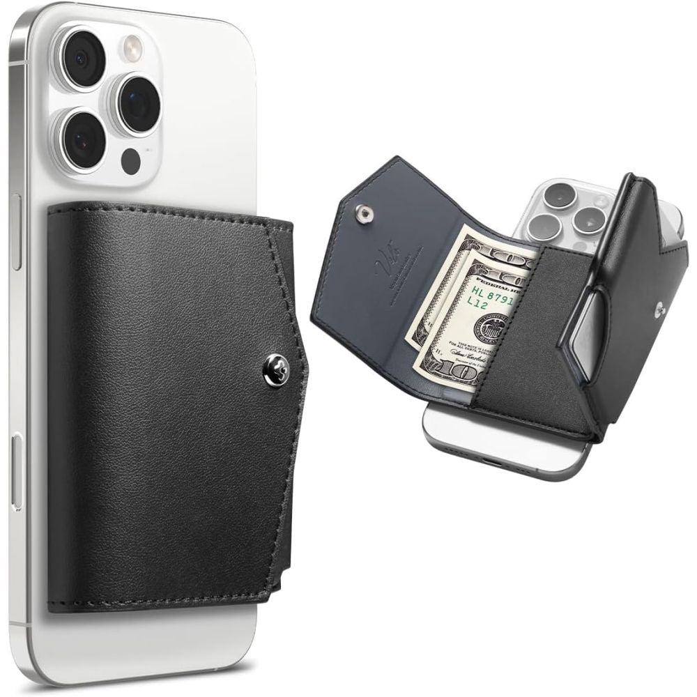 Magsafe Geldbörse, Spigen, Valentinus Pro, Schwarz