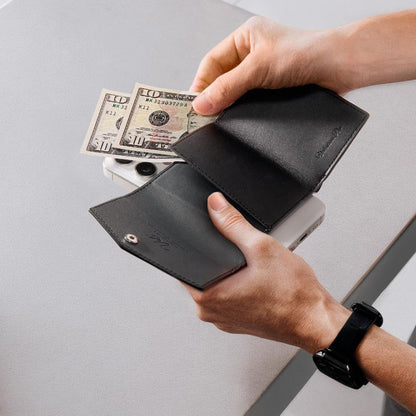 Magsafe Geldbörse, Spigen, Valentinus Pro, Schwarz