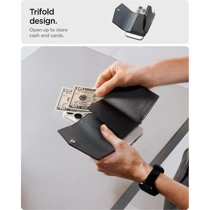 Magsafe Geldbörse, Spigen, Valentinus Pro, Schwarz
