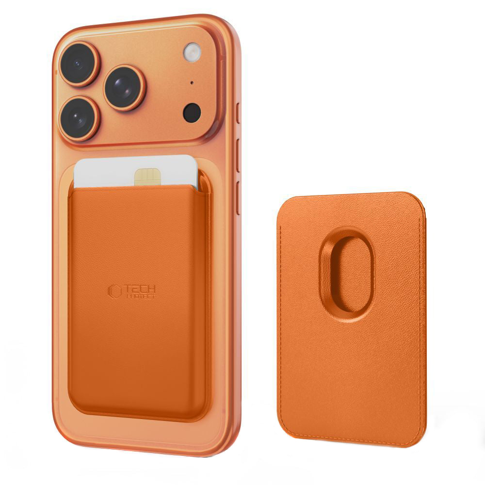 MagSafe Geldbörse, Tech-Protect, Magwallet, Orange