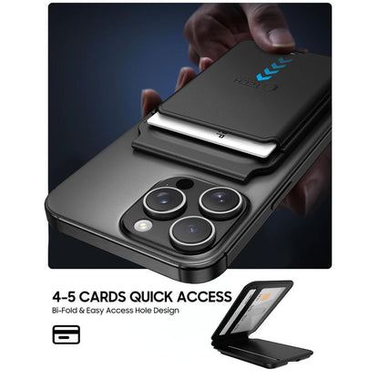 MagSafe Geldbörse, Tech-Protect, Magwallet Stand, Schwarz
