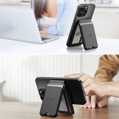 MagSafe Geldbörse, Tech-Protect, Magwallet Stand, Schwarz
