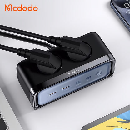 Verlängerungskabel McDodo CH-4610, 2 x Schuko, Schwarz