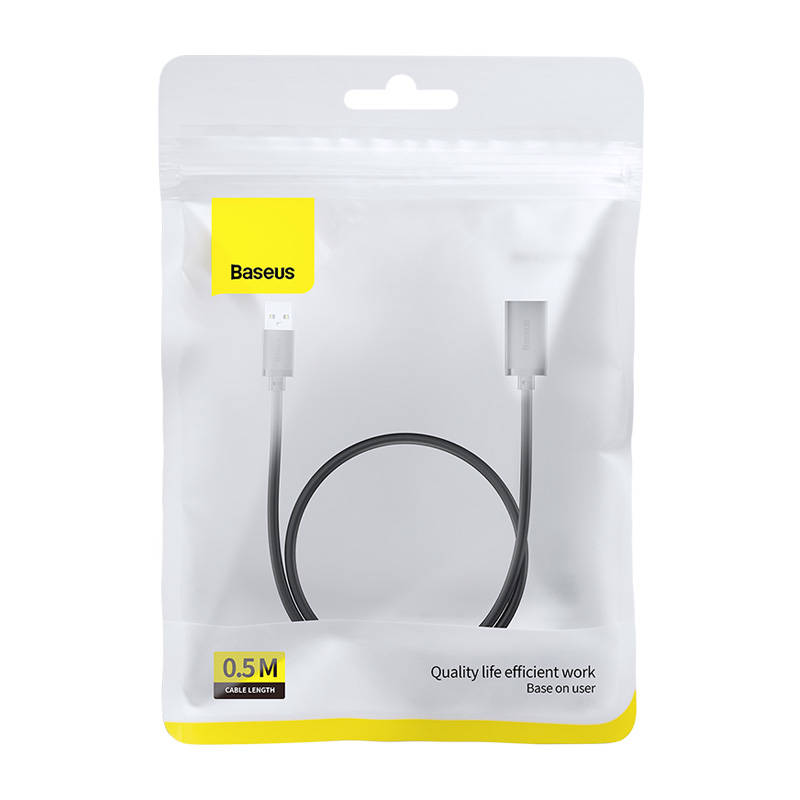 USB 3.0 Verlängerungskabel Baseus AirJoy Series, 0.5m, Schwarz B00631103111-01