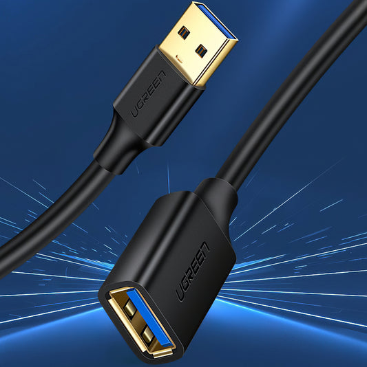 USB 3.0 Verlängerungskabel UGREEN US129, 1m, Schwarz