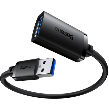 Baseus AirJoy USB-Extender, USB-A 3.0, 2 m, Schwarz