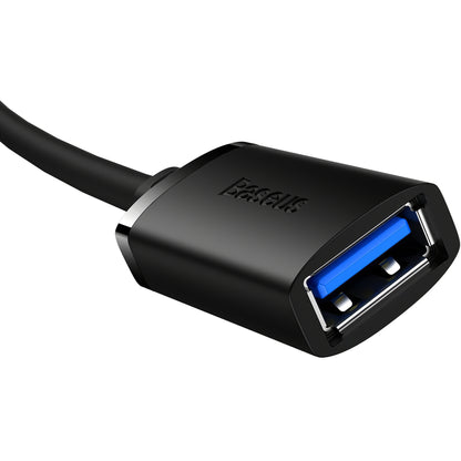 Baseus AirJoy USB-Extender, USB-A 3.0, 2 m, Schwarz