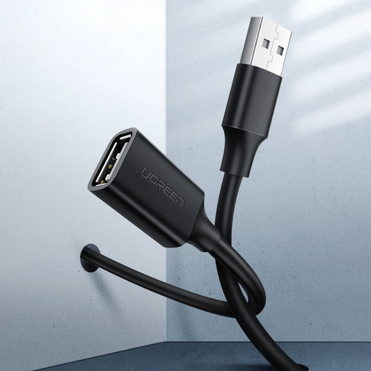 USB-Verlängerungskabel UGREEN US103, 3m, Schwarz