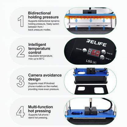 Relife LS5 SE Heizpresse für Apple iPhone / Android Serie
