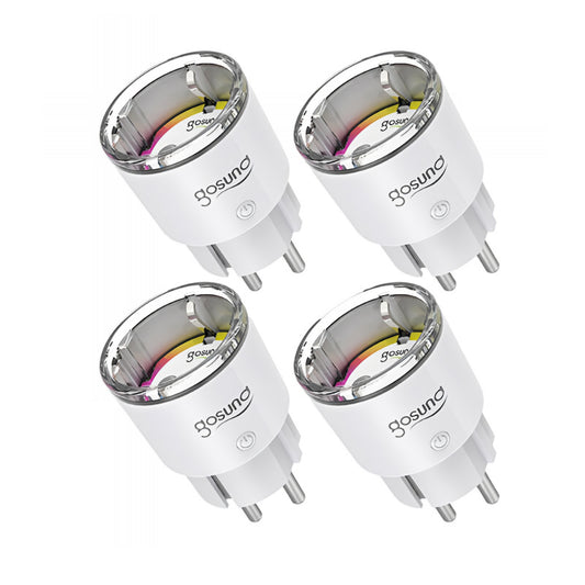 Gosund Smart EP2 Steckdose, Wi-Fi, 4er-Set