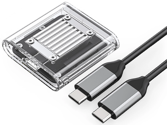 Orico TC20-M2-10G Gehäuse für SSD M.2 NVMe 2230, Transparent