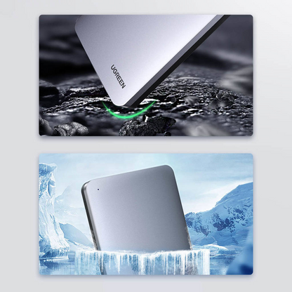 UGREEN CM300 Rack für HDD / SSD SATA 2.5 Zoll, USB 3.1, Grau