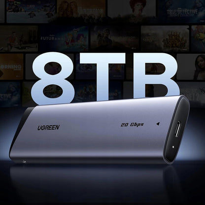 UGREEN CM767 (55150) Rack für M.2 NVMe SSD, Grau