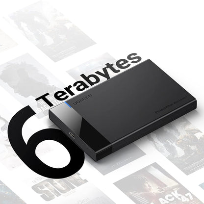 UGREEN US221 Rack (50743) für HDD / SSD SATA 2.5 Zoll, USB-C, Schwarz