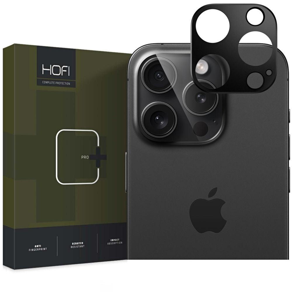 HOFI ALUCAM PRO+ Rear Camera Protection Frame for Apple iPhone 16 Pro Max / 16 Pro, Black