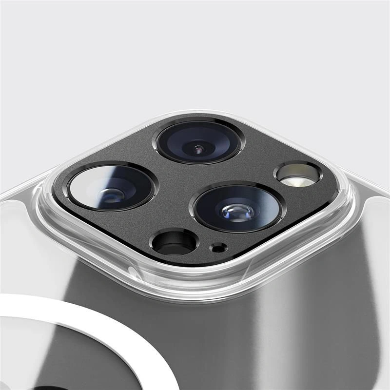 Schutzrahmen für die Rückkamera Tech-Protect Camalloy Fit+ für Apple iPhone 17 Pro Max, Aluminium, Marineblau