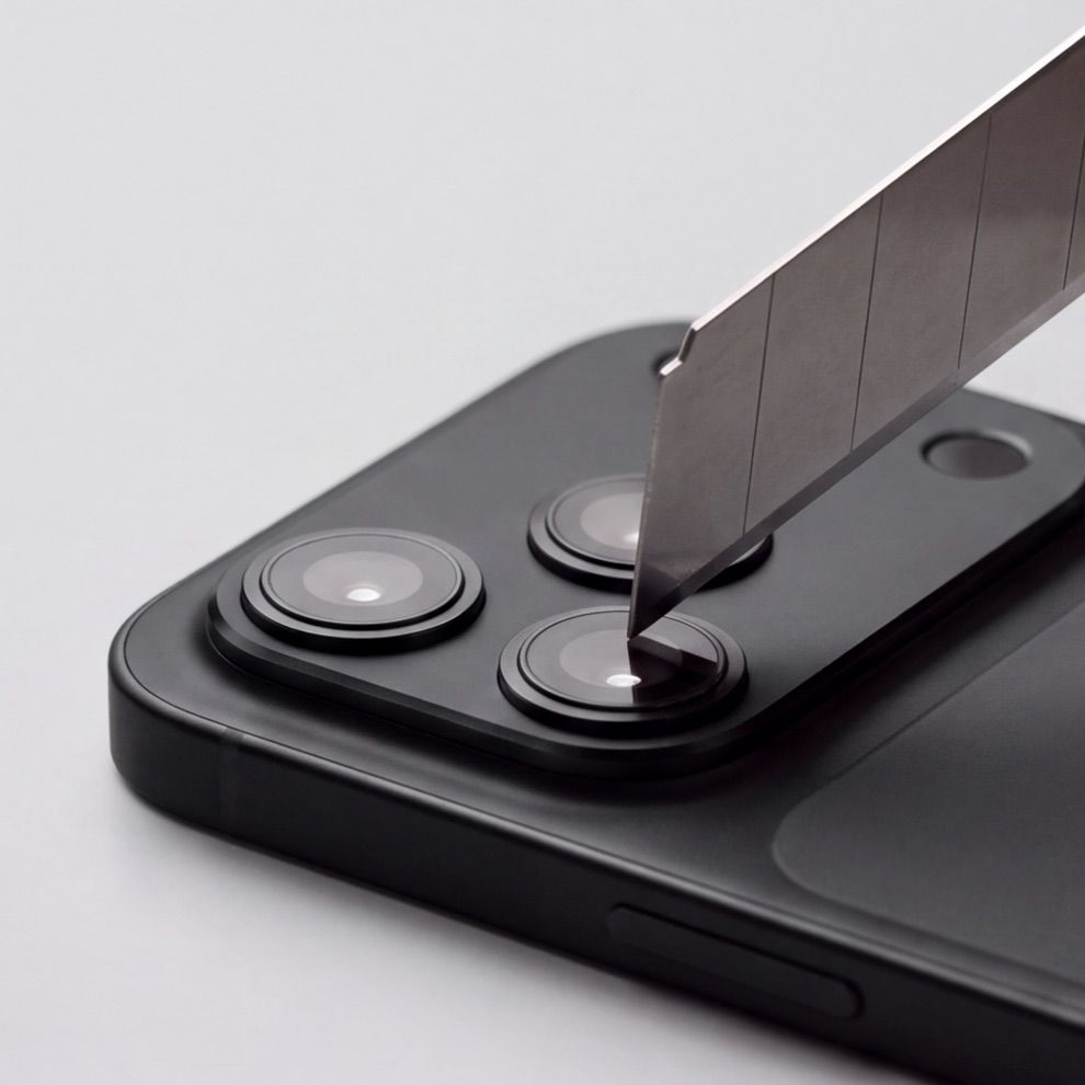 Tech-Protect Camalloy Fit+ Rückkamera-Schutzrahmen für Apple iPhone 18 Pro Max, Aluminium, Schwarz