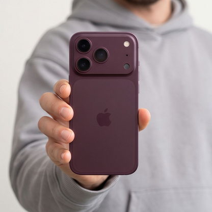 Tech-Protect Camalloy Fit+ Rear Camera Protection Frame for Apple iPhone 18 Pro, Aluminum, Burgundy