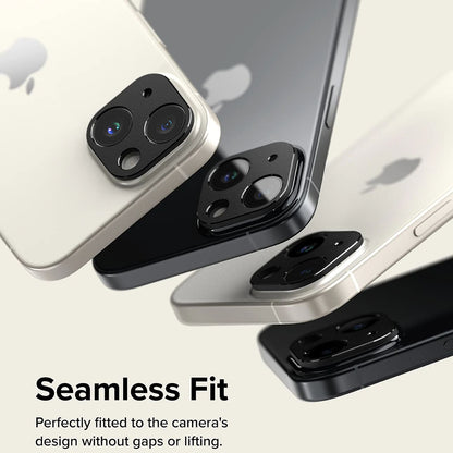 Rahmen Schutz Rückkamera Ringke Styling für Apple iPhone 15 Plus / 15, Aluminium, Schwarz