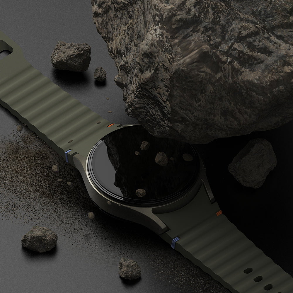 Ringke Premium Styling Schutzrahmen für Samsung Galaxy Watch7 40mm, Modell 1, Schwarz