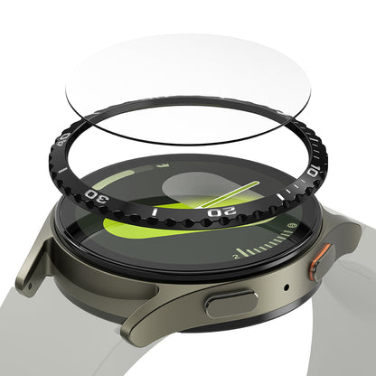 Ringke Styling Schutzrahmen für Samsung Galaxy Watch7 40mm, Modell 6, Schwarz
