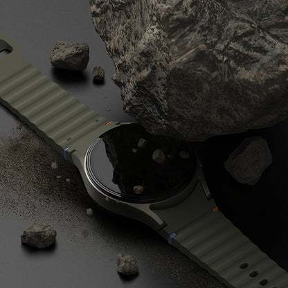 Ringke Styling Schutzrahmen für Samsung Galaxy Watch7 40mm, Modell 7, Silberfarben